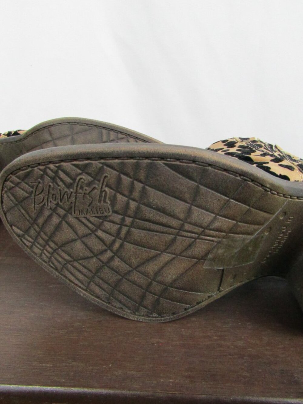 Blowfish Malibu | Leopard | 2 1/2" Heeled Ankle Boots | Zippered - Picture 6 of 7